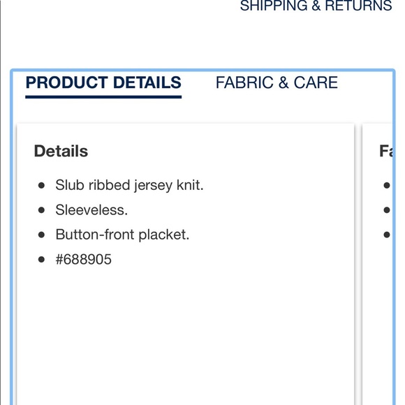 GAP Slub Ribbed Tank‎ Top pajama lounge black - Picture 4 of 4